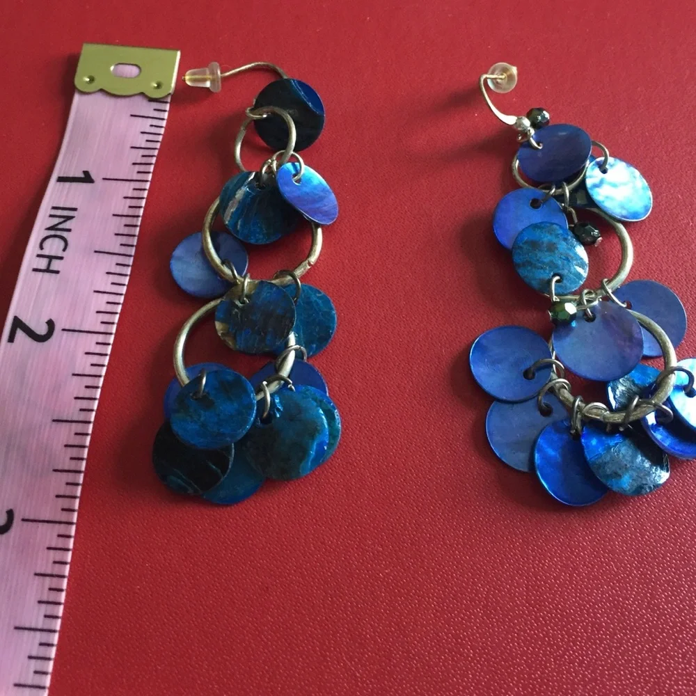 Blue Fashion Earrings